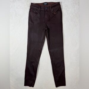 PAIGE Size 25 Women's Dark Brown Verdugo Ankle Stretch Denim Slim Jeans Pants